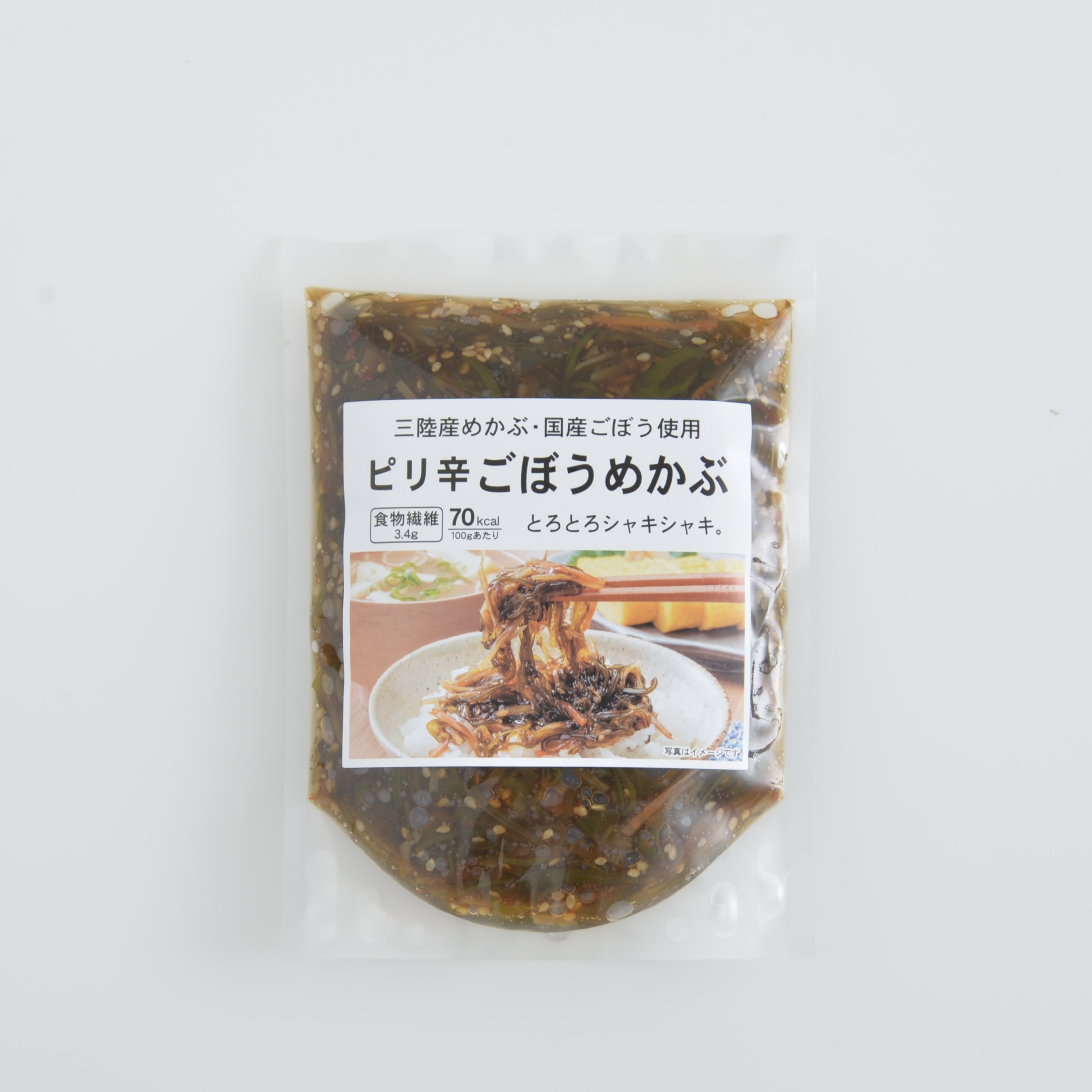 ピリ辛ごぼうめかぶ　200g