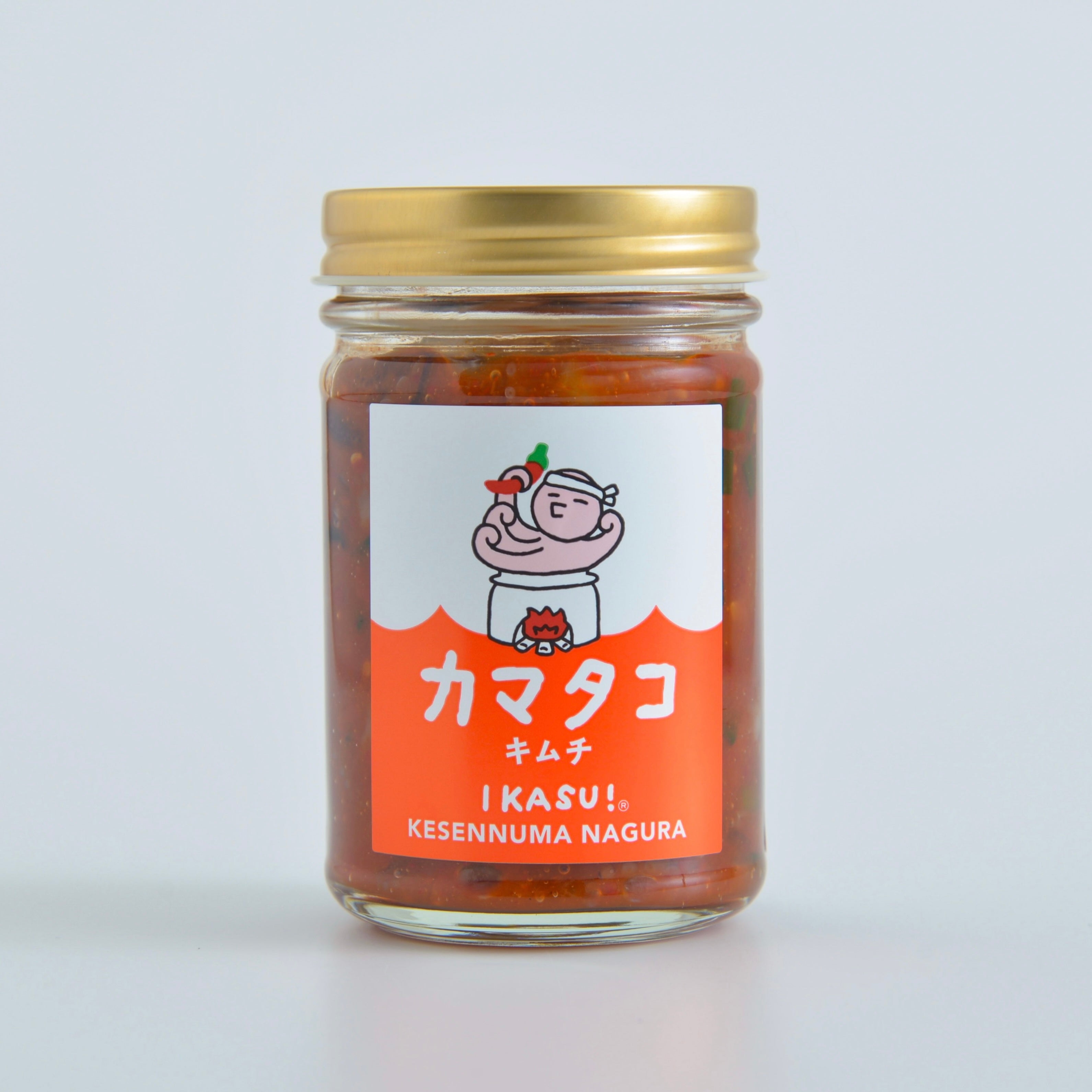 カマタコキムチ 丸ビン130g<br>新商品