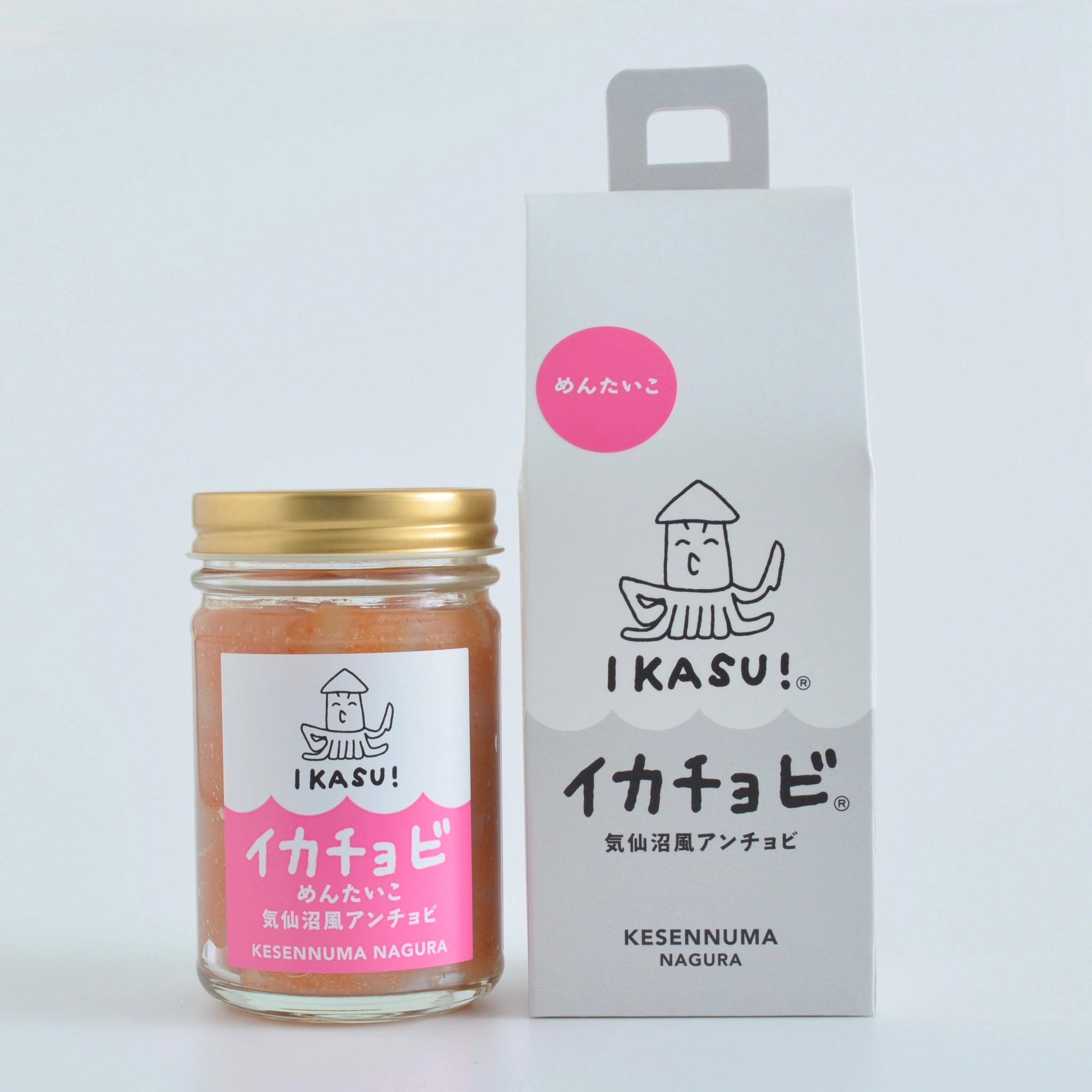 イカチョビ めんたいこ | イカの塩辛通販 三陸気仙沼 波座